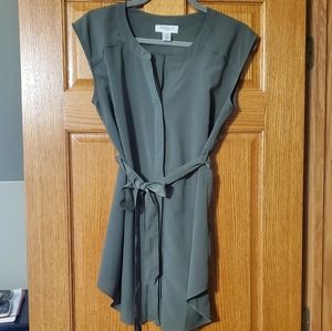 Motherhood maternity dress shirt - olive